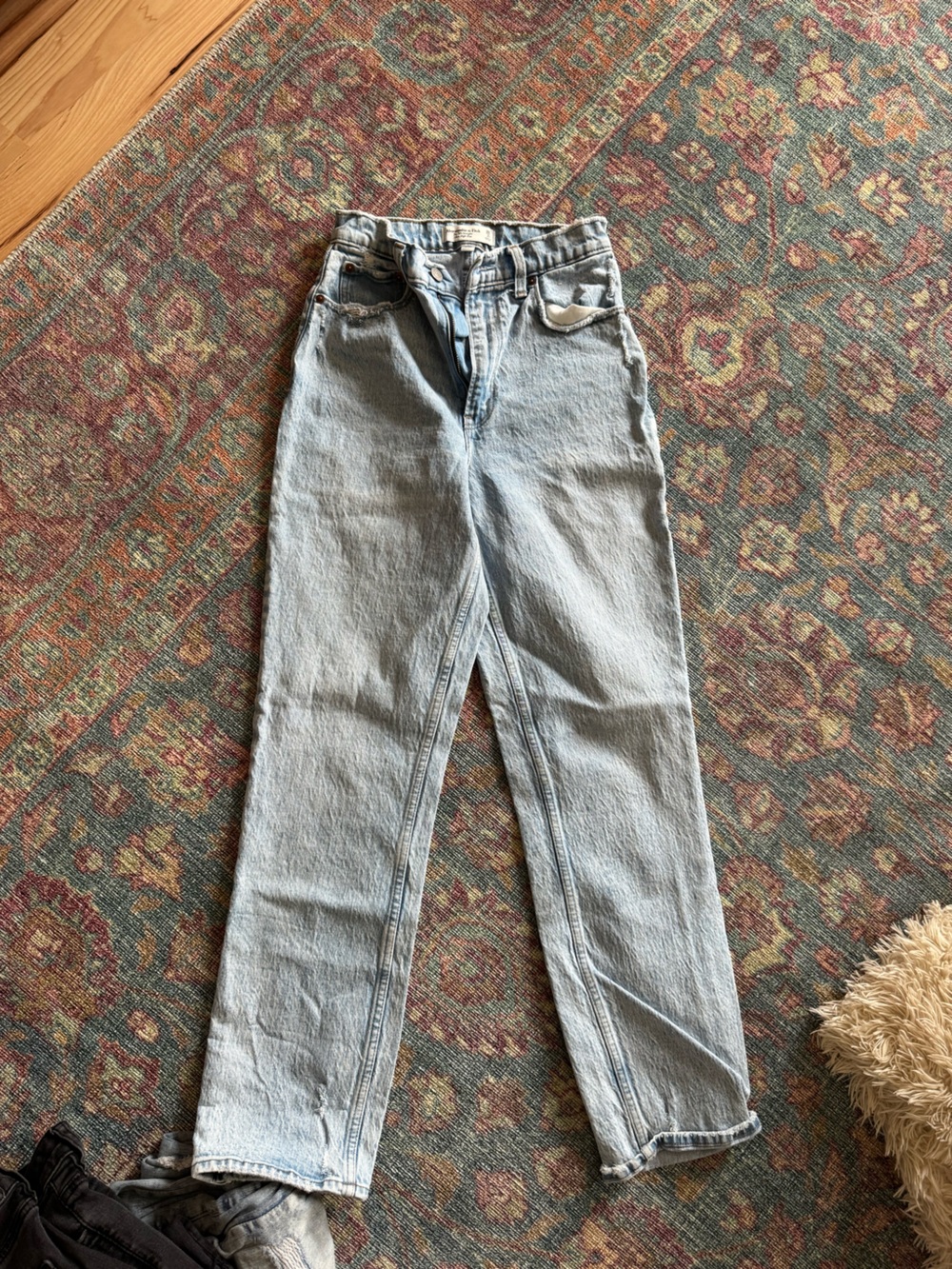 abercrombie high rise jeans